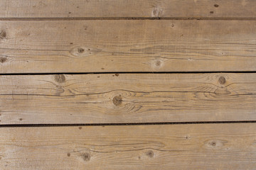 Wooden natural texture. Brown wooden planks background.