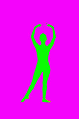 Poses de Bailarina en dos tonos