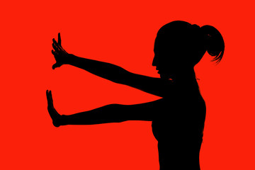 Poses de baile con alto contraste y en dos tonos