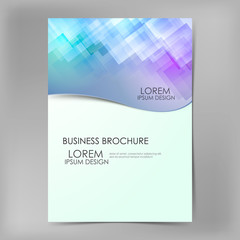 Template for business brochures. A4 size corporate business catalogue cover. Business presentation with  graphic elements.