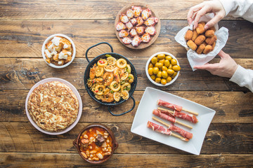 Typical spanish food