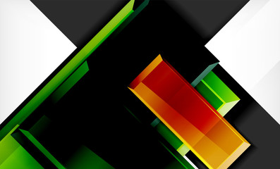 Colorful square and rectangle blocks background