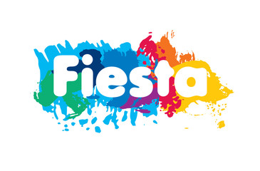 Abstract logo for the Fiesta. Vector illustration