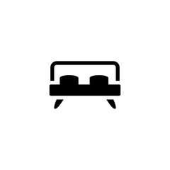 bed pillow sleep  icon vector illustration
