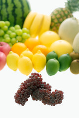 ブドウとフルーツの集合