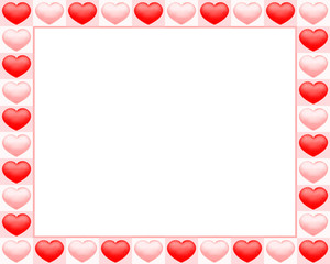 ハートのフレーム
