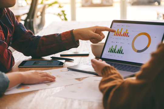 Three businessman working and discussing business together in a meeting - Powered by Adobe