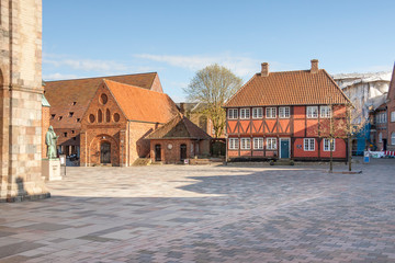 Ribe old village in Denmark.