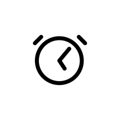 alarmclock, ring icon vector illustration