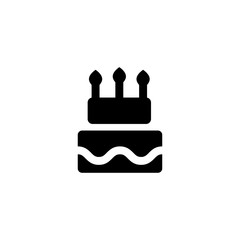 cake, sweet icon vector illustration