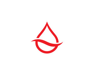 Blood Logo vector icon illustration design 