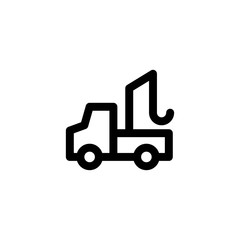 crane car icon vector illustration