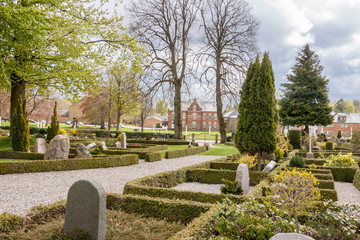 Graveyard in Jelling, Denmark.