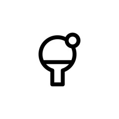 table tenis, ping pong icon vector illustration