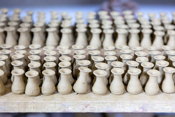 Fototapeta na wymiar Handmade pottery things