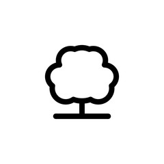 tree, plant icon vector illustration