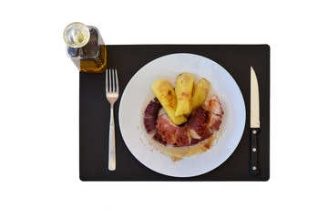 Pulpo cocido con patatas a la gallega