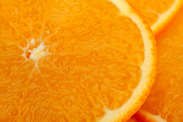 Ctrus fruit orange on white