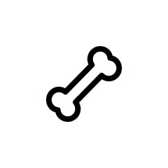 dog bone icon vector illustration
