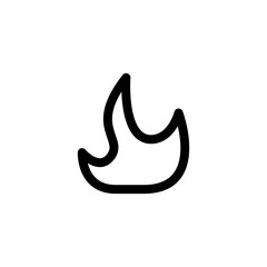 fire icon vector illustration