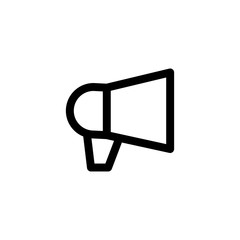 megaphone loudspeaker icon vector illustration