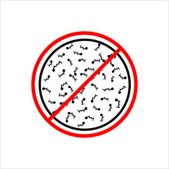 No Bacteria Icon, Antibacterial Icon