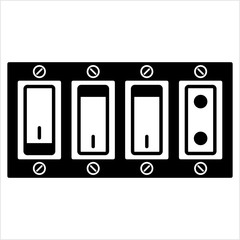 Switch Icon, Electrical Switch