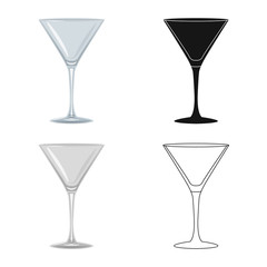 Isolated object of form and celebration symbol. Set of form and volume stock vector illustration.