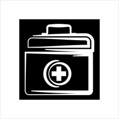 Doctor Bag Icon, First Aid Box Icon