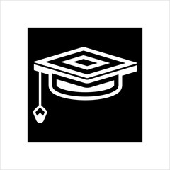 Graduation Cap Icon, Bachelor Cap Icon