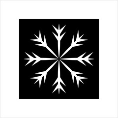 Snowflake Icon, Snow
