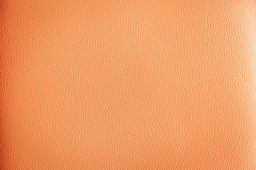 Texture orange artificial leather