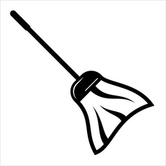 Broom Icon, Cleaning Tool Icon