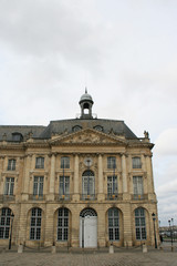 Fototapeta na wymiar square (place de la bourse) in bordeaux (france)