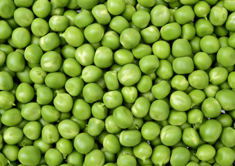 fresh green Peas background texture vegetable