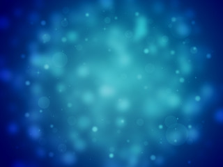 Dark Blue sparkle rays lights with bokeh elegant abstract background. Dust sparks background.
