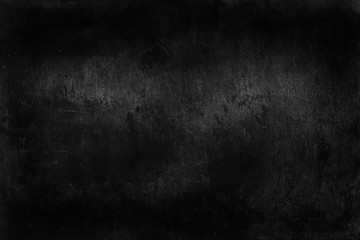 black old wall cracked concrete background / abstract black texture, vintage old background