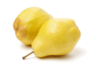 Tasty pear isolated on white background 