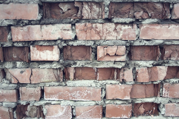 Fototapeta premium old brick wall background / abstract vintage background, vintage stones, bricks texture
