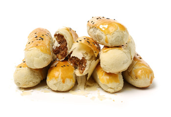 Chinese Cake on white background