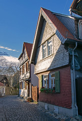 In der Altstadt von Kronberg im Taunus in Hessen, Deutschland 