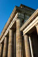 Naklejka premium Detail from the Brandenburg Gate in Berlin