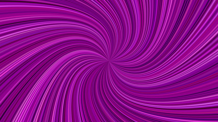 Purple psychedelic abstract striped spiral background design - vector illustration with swirling rays