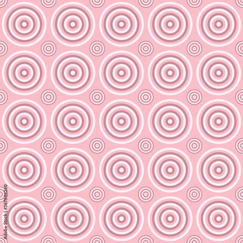 Aufkleber abstract geometrical circle pattern background design - color vector illustration
