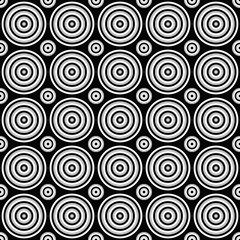 Fototapeta premium Geometrical repeating pattern - vector concentric circle design background