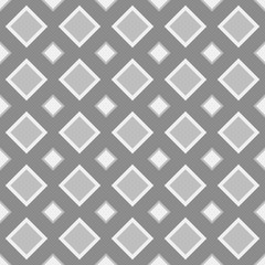 Abstract repeating square pattern design background - grey vector illustration