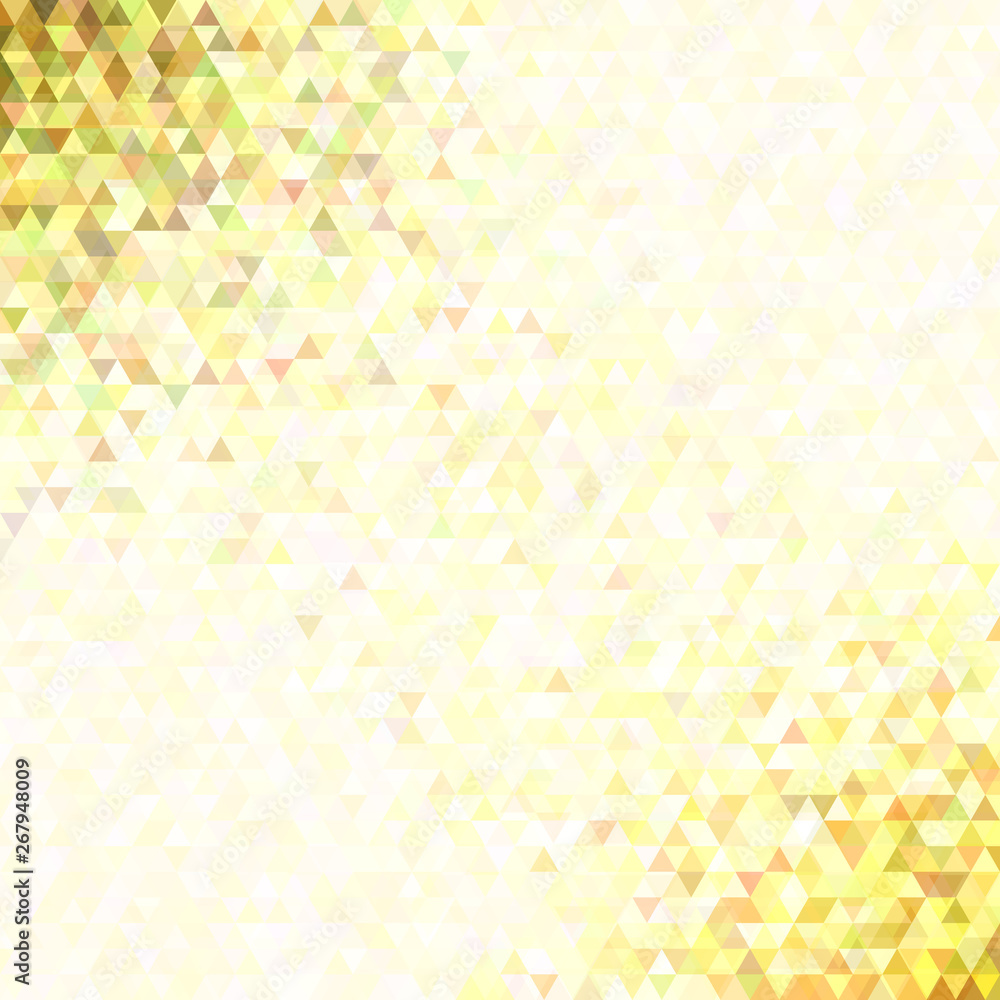 Poster retro abstract regular triangle background - vector illustration