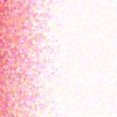 Retro regular triangle background - vector graphic