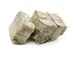 Smelly tofu on white background