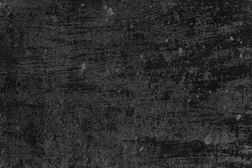 Obraz premium black old wall cracked concrete background / abstract black texture, vintage old background